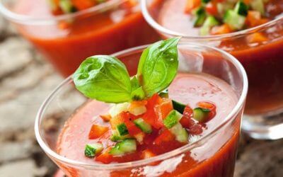 Gazpacho mit frischen Tomaten